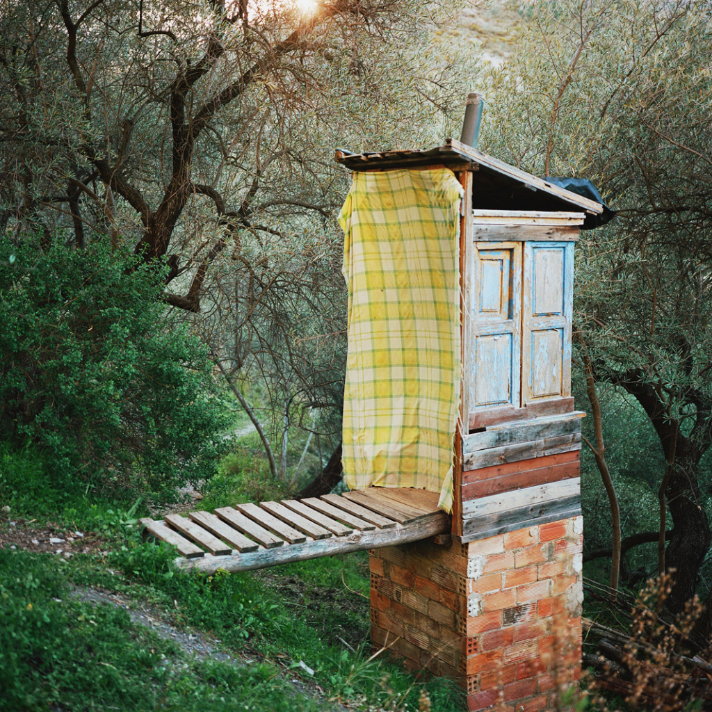 Composting toilet, Sierra Nevada, Spain, 2013.